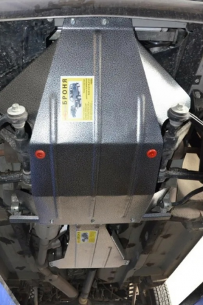 Защита картера двигателя с КПП 2мм. фото 2