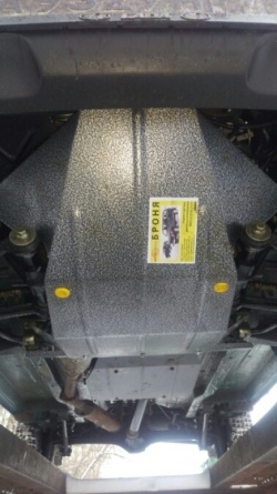 Защита картера двигателя с КПП и РК 2мм. фото 1